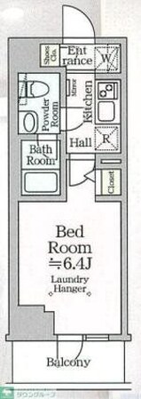 アイルグランデ川崎DUEの物件間取画像